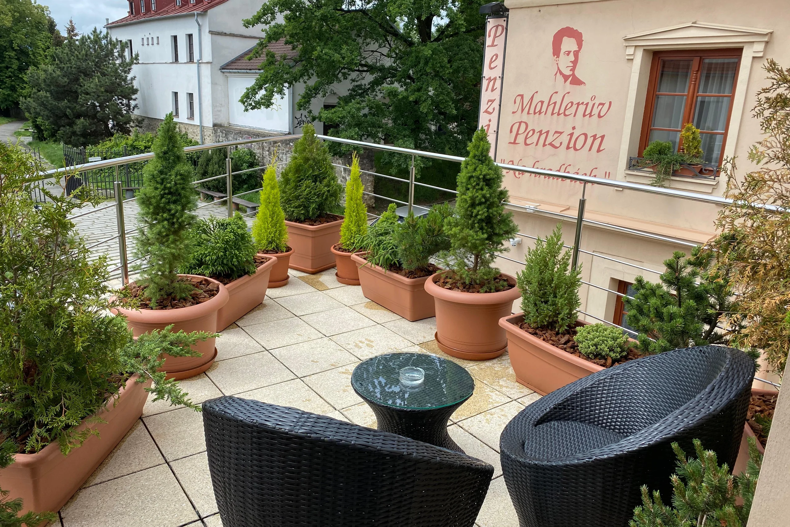 Třílůžkový pokoj s terasou